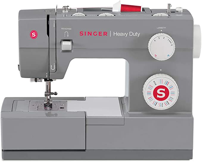SINGER Heavy Duty Sewing Machine With Included Accessory Kit, 110 Stitch Applications 4432, Perfect For Beginners, Grays