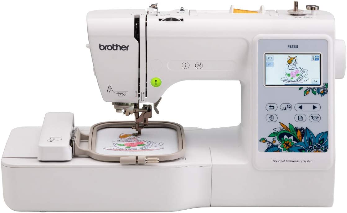 Brother PE535 Embroidery Machine, 80 Built-in Designs