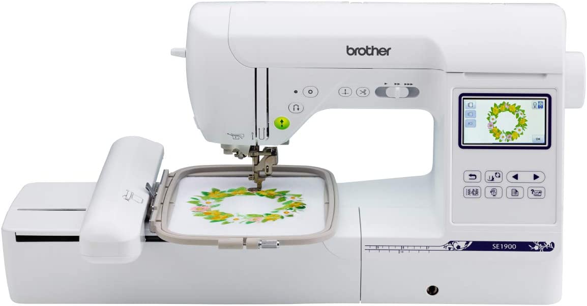 Brother SE1900 Sewing and Embroidery Machine, 138 Designs, 240 Built-in Stitches, Computerized