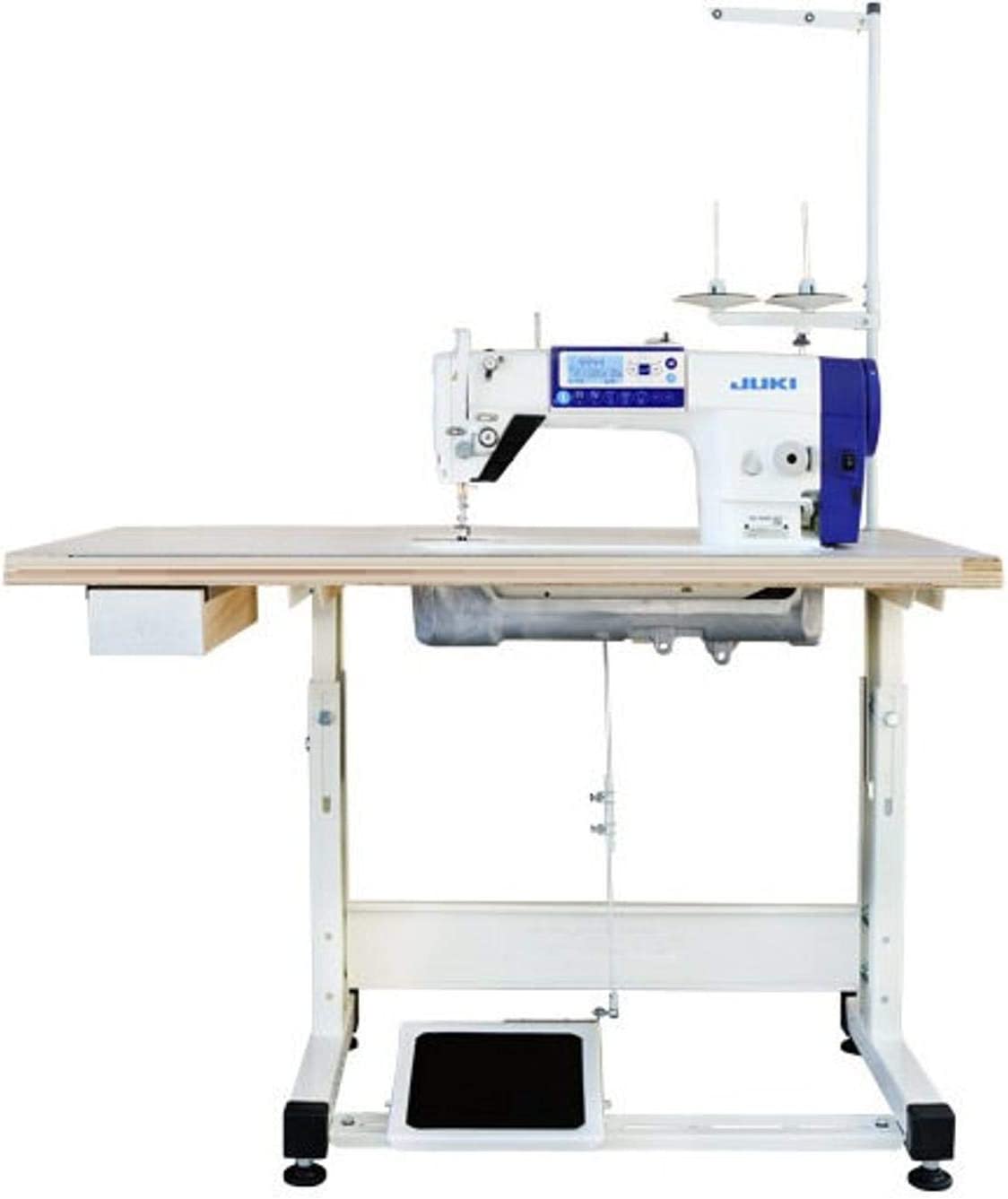 Juki DDL-8000A Direct-drive, Lockstitch USB Voice Thread Trimmer, Table. Assembly required.