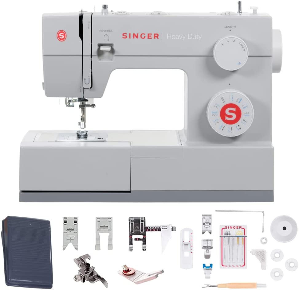 SINGER 4423 Heavy Duty Sewing Machine with Exclusive Accessory Bundle, 97 Stitch Applications, Perfect For Experts & Beginners