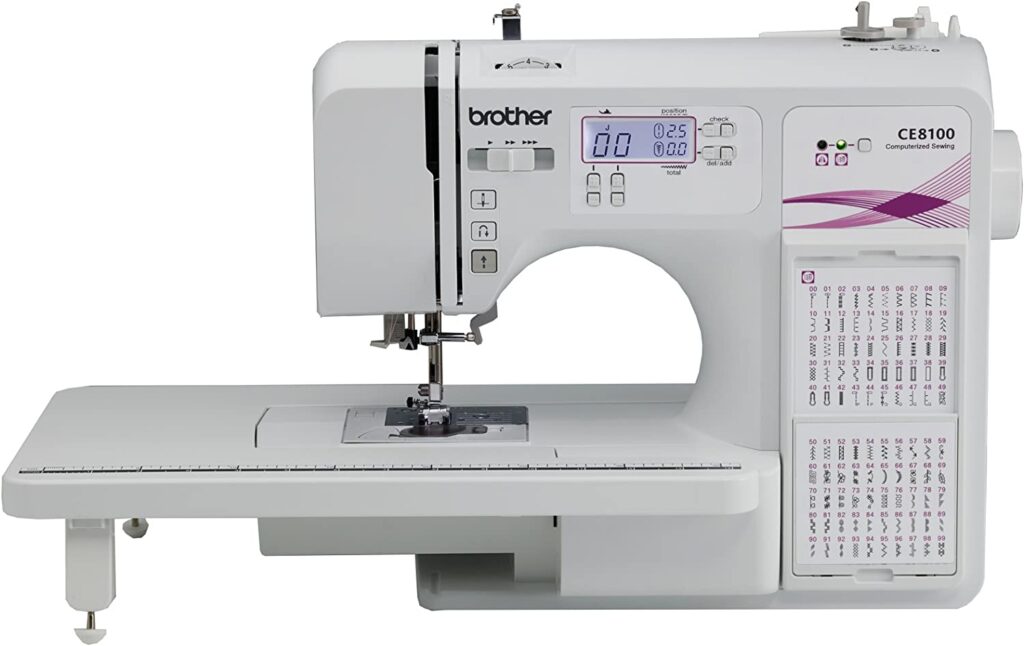 Brother CE8100 Sewing and Quilting Machine with Bonus Foot Pack
