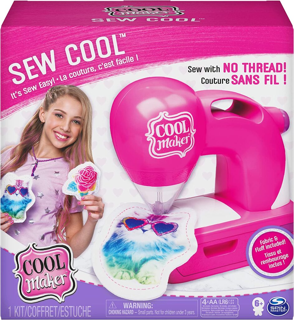 Cool Maker, Sew Cool Sewing Machine with 5 Trendy Projects and Fabric, for Kids 6 Aged and up - Review