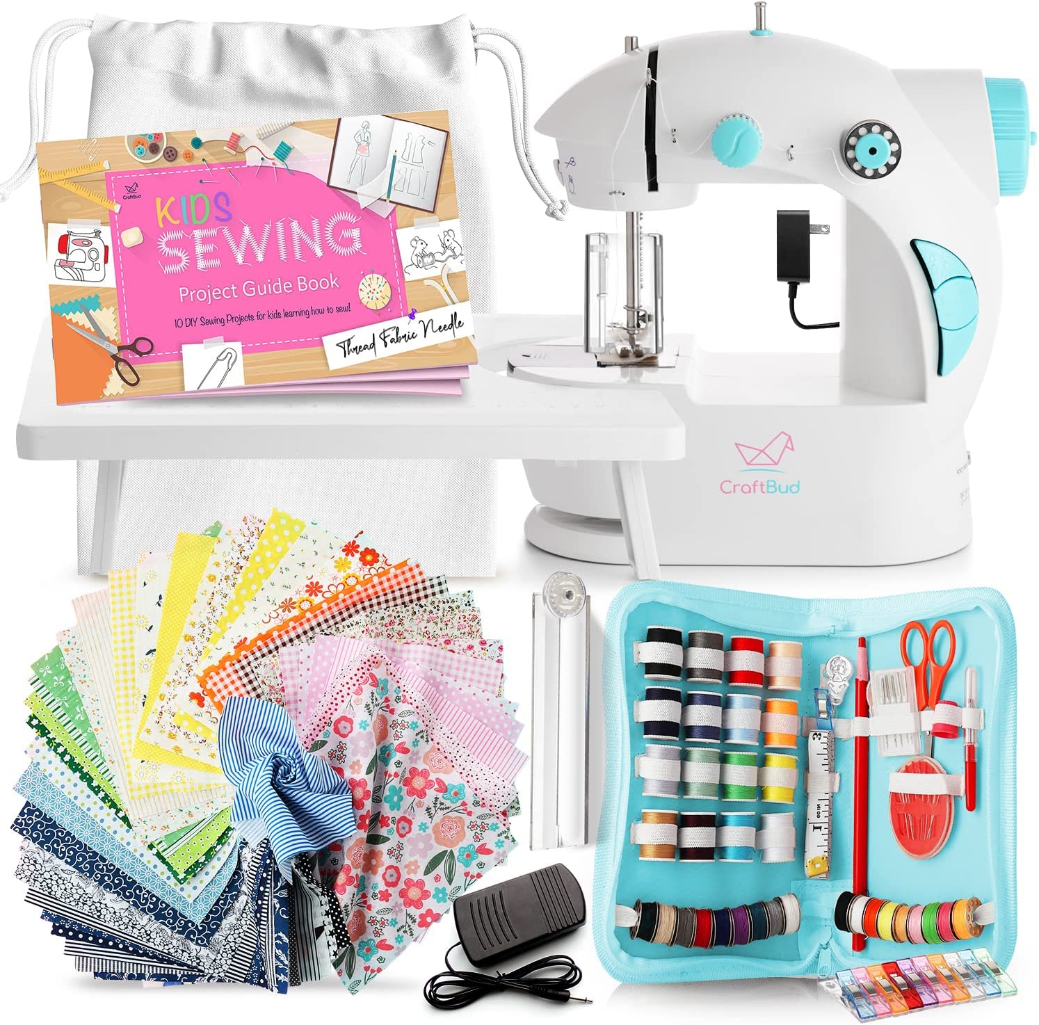 Mini Sewing Machine for Beginners, 122-Piece Kids Sewing Machine - Review