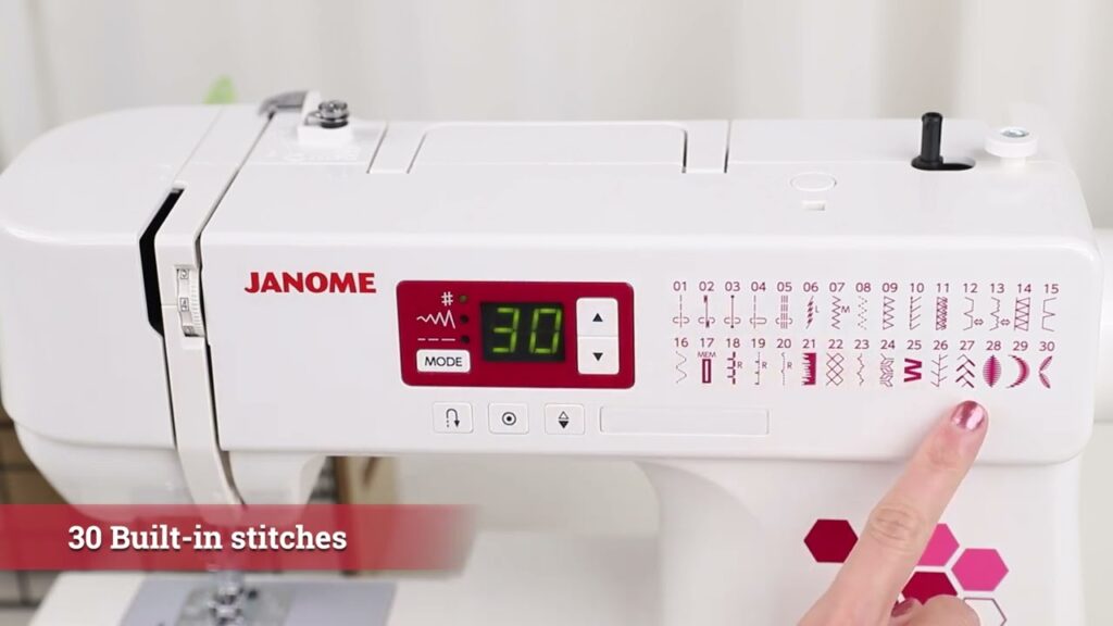 Janome Sewing Machine, White Review