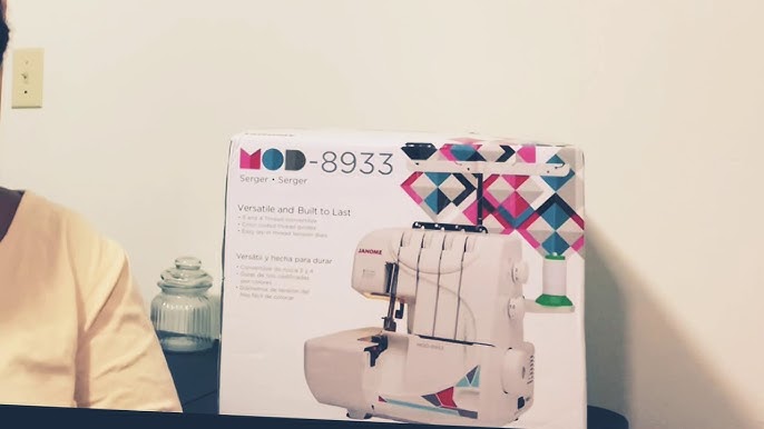 Janome MOD-8933 Serger with Lay-In Threading