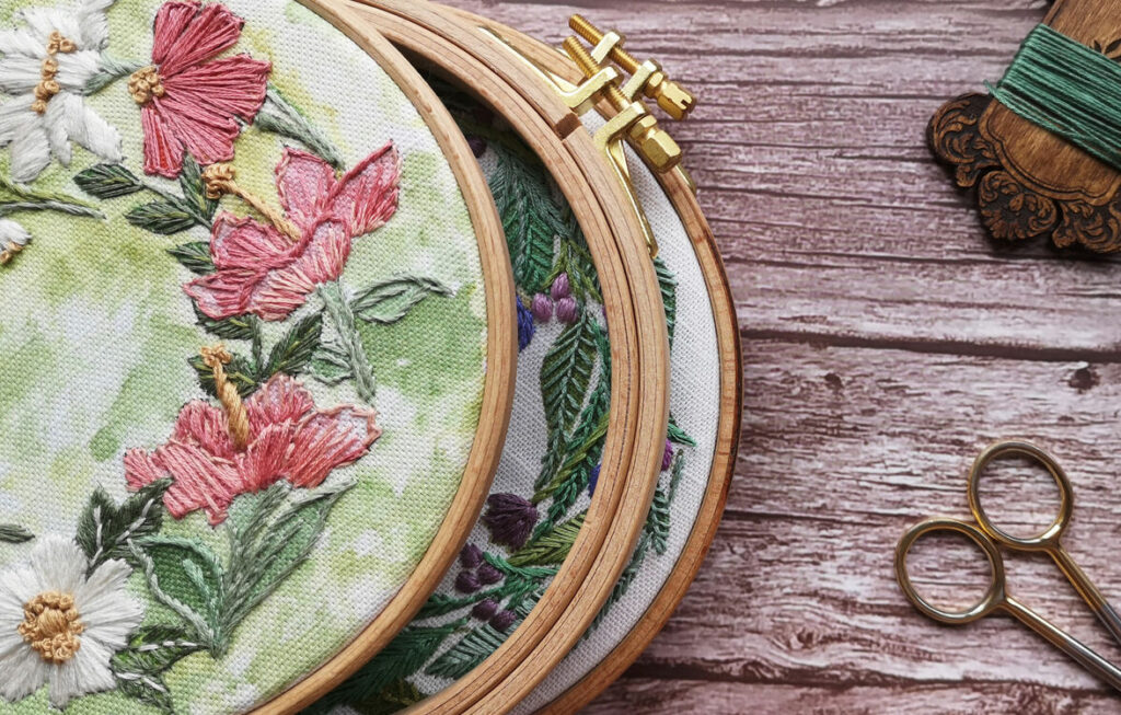 embroidery hoops